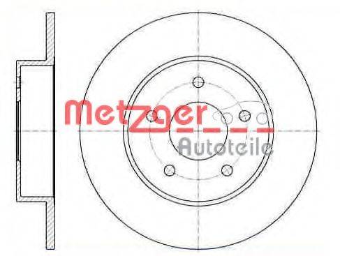 METZGER 6110300 гальмівний диск
