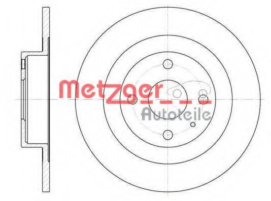 METZGER 6110316 гальмівний диск