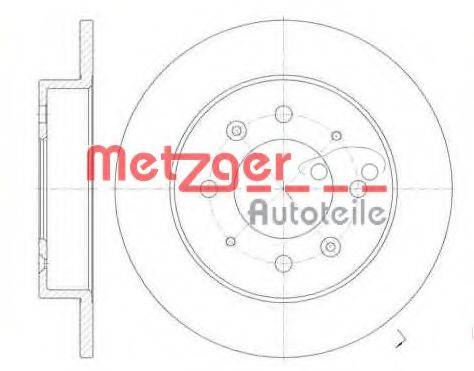 METZGER 687400 гальмівний диск