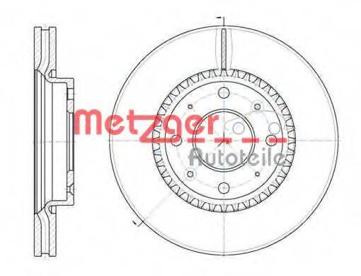 METZGER 688910 гальмівний диск
