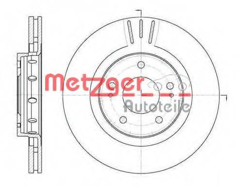METZGER 689610 гальмівний диск
