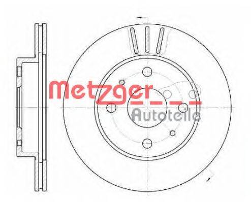 METZGER 695410 гальмівний диск