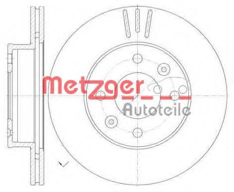 METZGER 699010 гальмівний диск