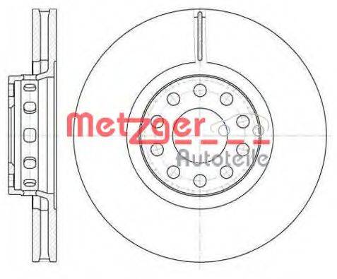 METZGER 659210 гальмівний диск