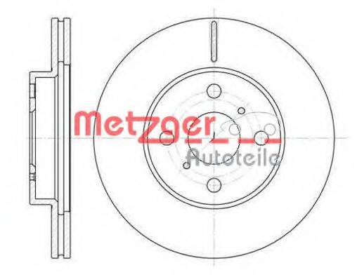METZGER 663510 гальмівний диск