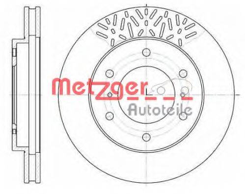 METZGER 663910 гальмівний диск