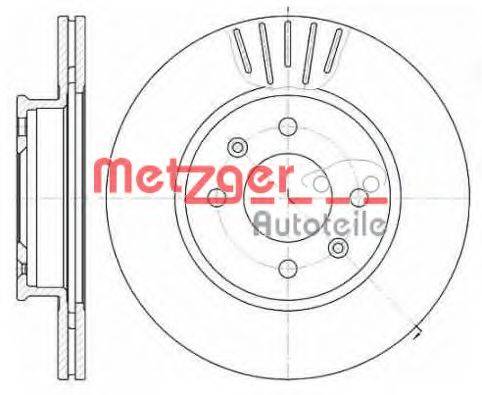 METZGER 6110283 гальмівний диск