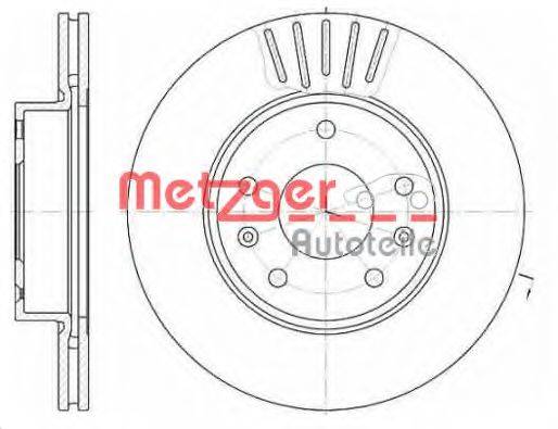 METZGER 667010 гальмівний диск