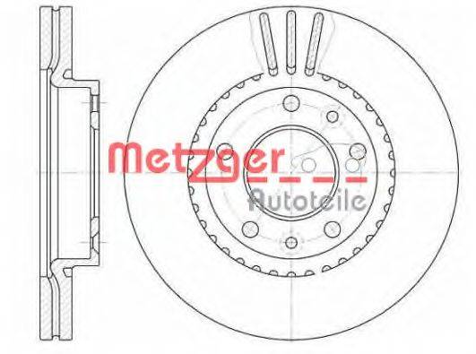 METZGER 688810 гальмівний диск