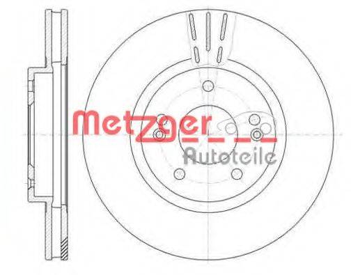 METZGER 689710 гальмівний диск