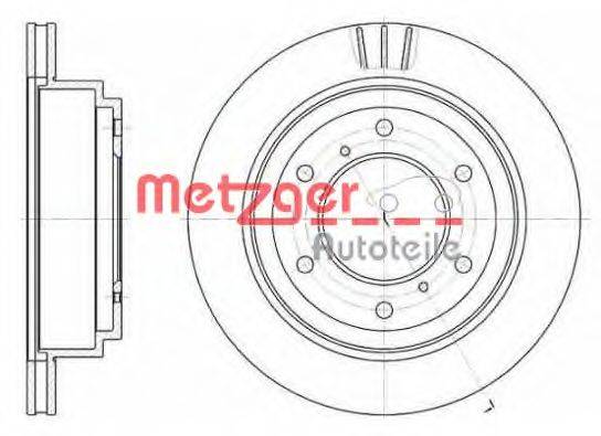 METZGER 695510 гальмівний диск