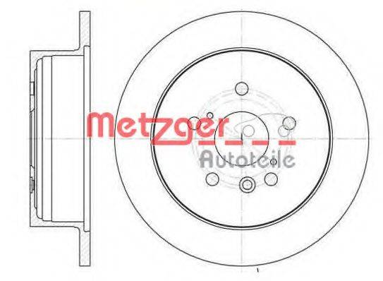 METZGER 6115800 гальмівний диск