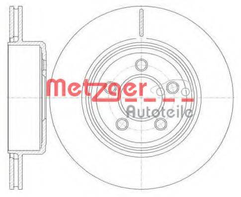 METZGER 6127010 гальмівний диск