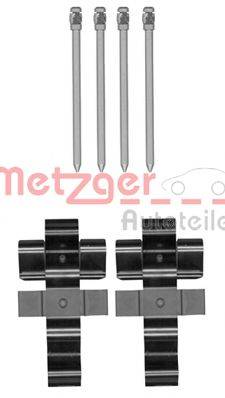 METZGER 1091852 Комплектуючі, колодки дискового гальма