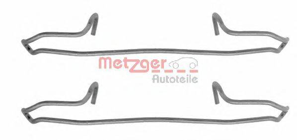 METZGER 1091159 Комплектуючі, колодки дискового гальма