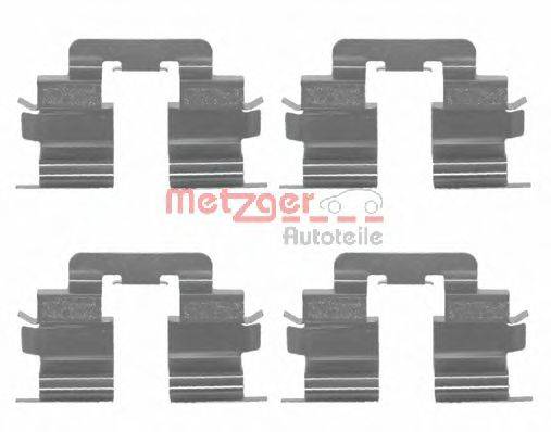 METZGER Z 1215 Комплектуючі, колодки дискового гальма