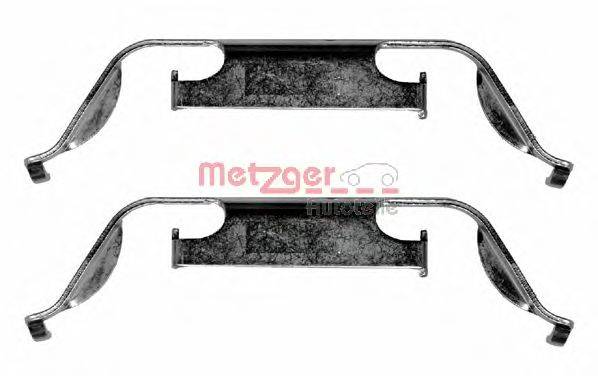 METZGER 1091222 Комплектуючі, колодки дискового гальма