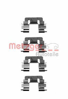 METZGER 1091229 Комплектуючі, колодки дискового гальма