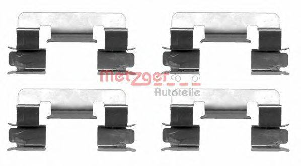 METZGER 1091293 Комплектуючі, колодки дискового гальма