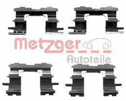 METZGER 1091631 Комплектуючі, колодки дискового гальма
