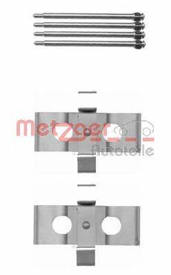 METZGER 1091635 Комплектуючі, колодки дискового гальма