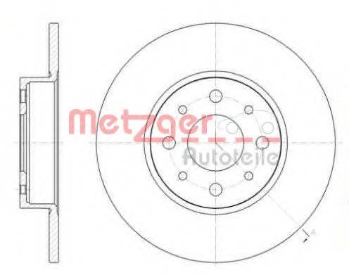METZGER 6110307 гальмівний диск