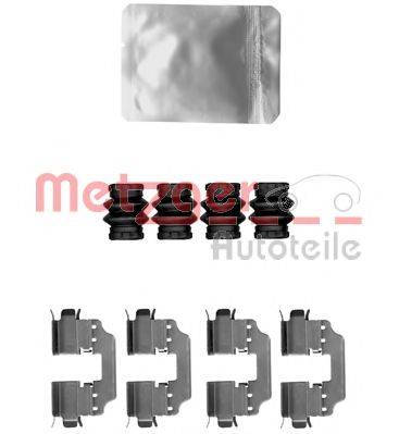 METZGER 1091881 Комплектуючі, колодки дискового гальма