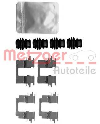 METZGER 1091896 Комплектуючі, колодки дискового гальма
