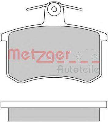 METZGER 1170030 Комплект гальмівних колодок, дискове гальмо