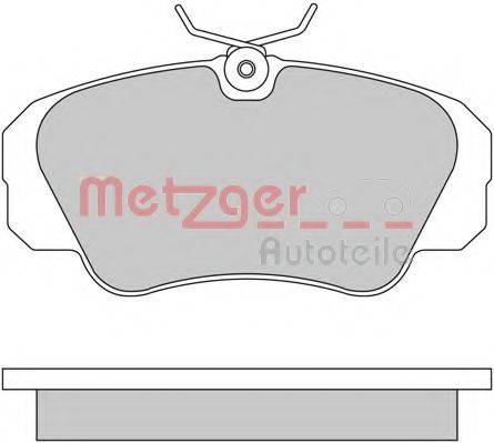 METZGER 1170245 Комплект гальмівних колодок, дискове гальмо