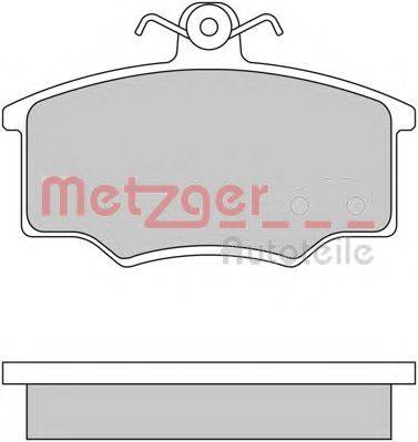 METZGER 1170350 Комплект гальмівних колодок, дискове гальмо
