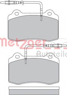 METZGER 1170399 Комплект гальмівних колодок, дискове гальмо