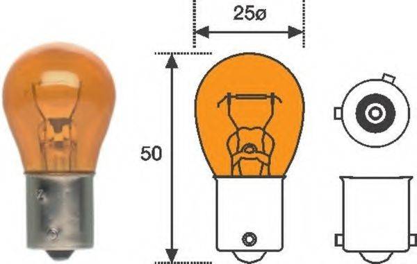 IVECO 14148090 Лампа розжарювання, ліхтар покажчика повороту; Лампа розжарювання