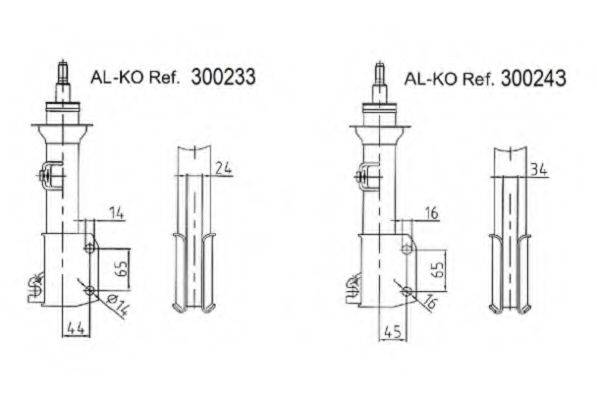 AL-KO 300230 Амортизатор